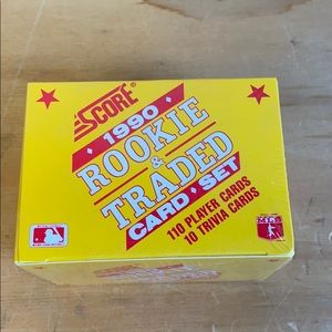 COPY - 1990 score rookie & traded set sealed